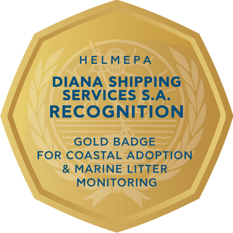 Gold Badge for Coastal Adoption & Marine Litter Monitoring 