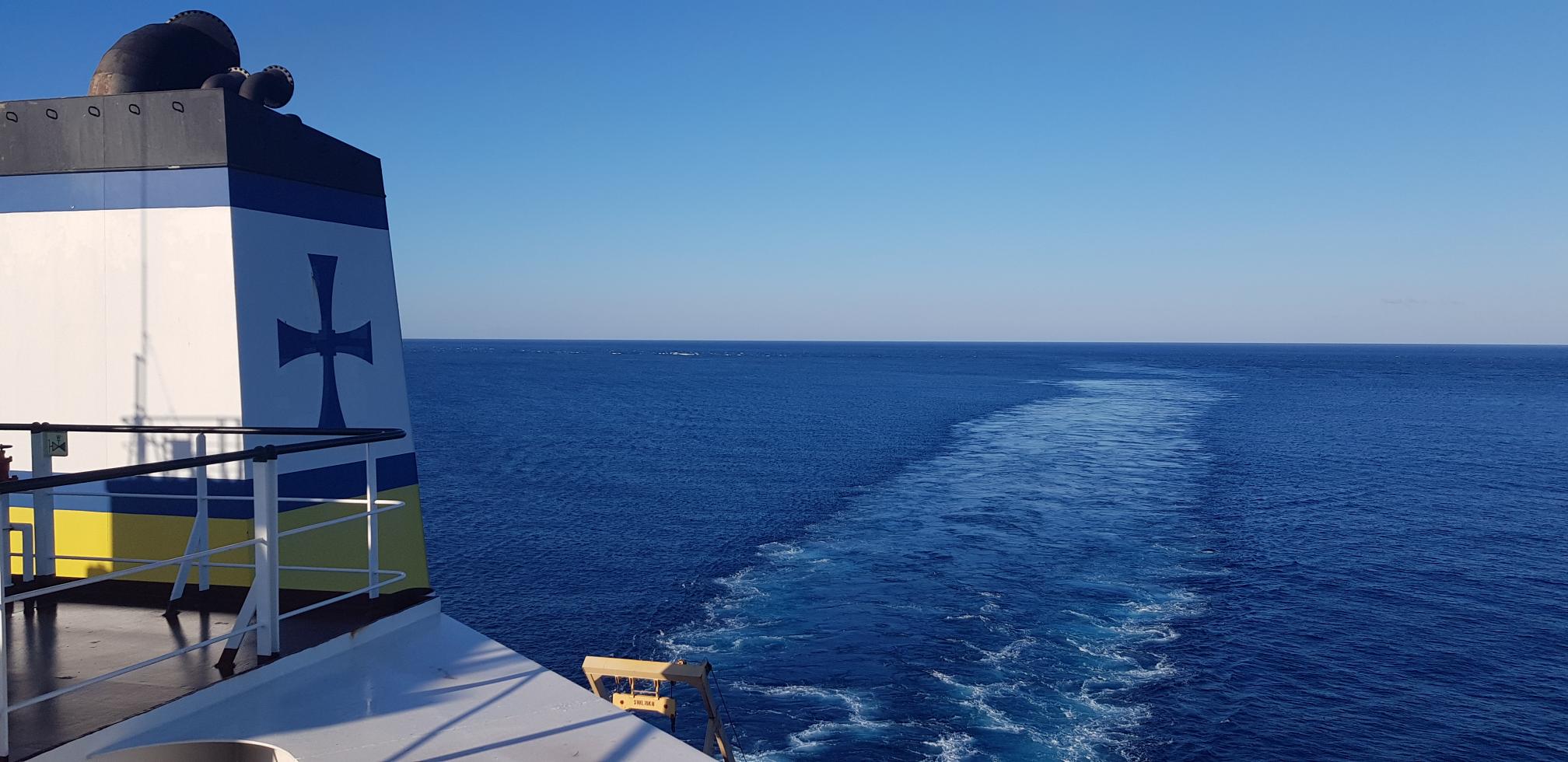 Somewhere in the open sea