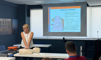 Our employees at the training. (Image: Diana Shipping Services S.A.)