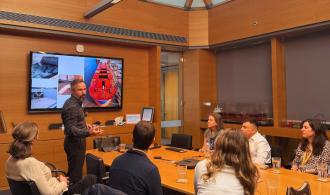 Presentation of DSS to the participants of the Job Shadowing program.