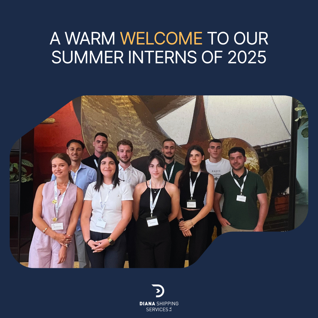 Summer Interns of 2025 (Credits: Diana Shipping Services S.A.)